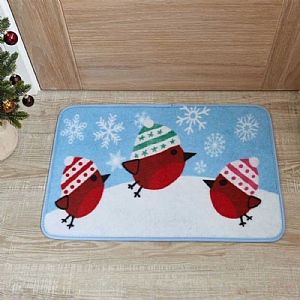 Three Kings Beanie Robins Mat (40cm x 60cm)