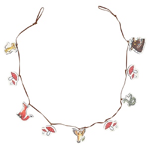 Gisela Graham Gruffalo & Friends Wood Garland (123cm)