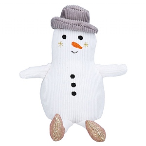 Gisela Graham Snowman Fabric Shelf Sitter (12cm)
