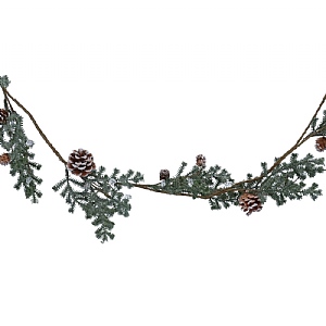 Gisela Graham Frosted Pine Cone Garland