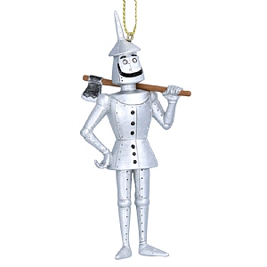 Gisela Graham Silver Resin Tin Man Hanging Decoration