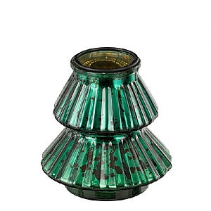 Christmas Tree Tealight Holder - Green (13cm)