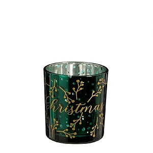 Christmas Tealight Holder – Green (8cm)