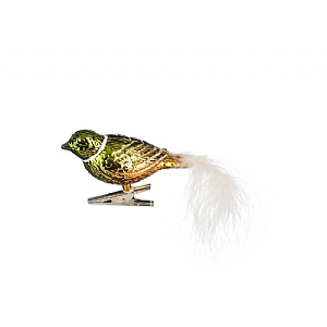 Clip-On Bird Decoration – Green (7cm)