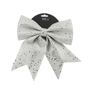 Bow Decoration – Silver (24cm x 28cm)