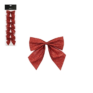 Bow Decoration – Red (Set of 6.10 x 12cm)