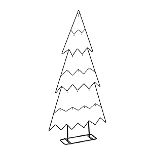 Christmas Tree Stand Decoration – Black (102cm)