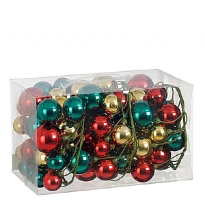 Bauble Garland – Red & Green (180cm)