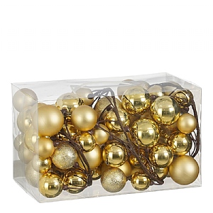 Bauble Garland – Gold (180cm)