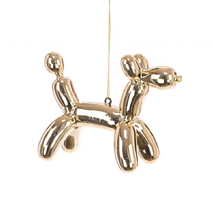 Floralsilk Gold Party Balloon Dog (9cm)