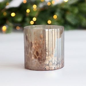 Cylinder Cheena Vase (10cm) - Copper
