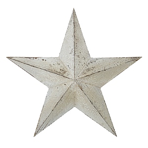 White Wooden Star (75cm)