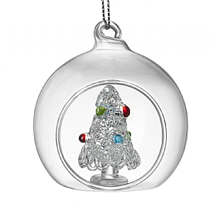 Bauble Tree Glass Hanging Decoration