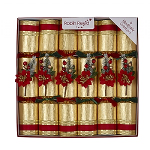 Robin Reed Poinsettia Crackers (6x12'')