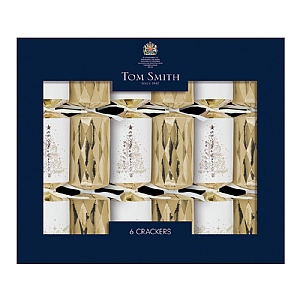 Tom Smith 8" Luxury Crackers - Gold Tree (Box of 6)