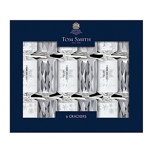 Tom Smith 8" Luxury Crackers - Silver Tree (Box of 6)