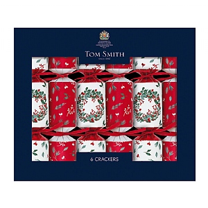Tom Smith 8" Luxury Crackers - Traditional Tree (Box of 6)