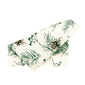 Walton & Co. Pine Cone & Berries Napkins (Set of 4)