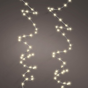 Lumineo String Lights Twinkle Micro Wire LED Lights (756 LEDs) - Warm White