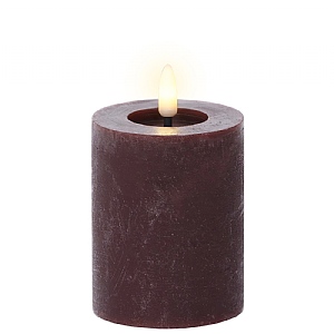 Lumineo Small Oxblood LED Candle