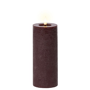 Lumineo Large Oxblood LED Candle