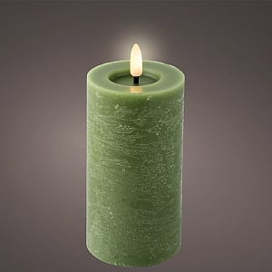 Lumineo Medium Green LED Candle