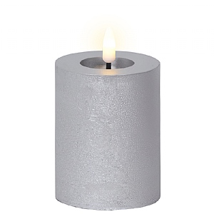 Lumineo Small Silver LED Candle