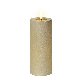 Lumineo Large Gold LED Candle