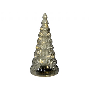 Lumineo Green Small LED Glass Tree