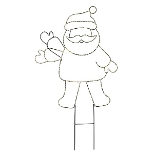 Lumineo Waving Santa LED Stake
