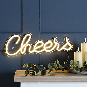 Neon "Cheers" Sign