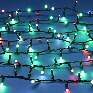Glow Worm Red/Green Jolly Holly String Lights (1000 LEDs)