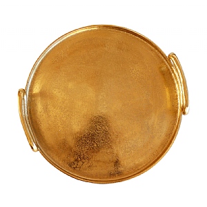 Tray with Handles – Gold (30cm)  