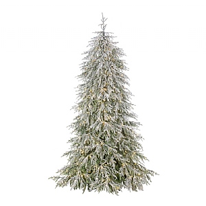 6.5ft Pre-Lit Norfolk Pine Artificial Christmas Tree