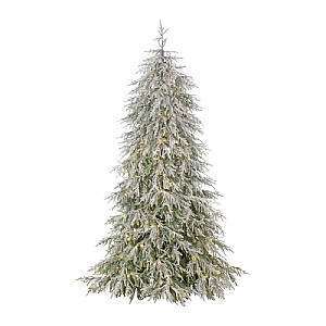 9ft Pre-Lit Norfolk Pine Artificial Christmas Tree