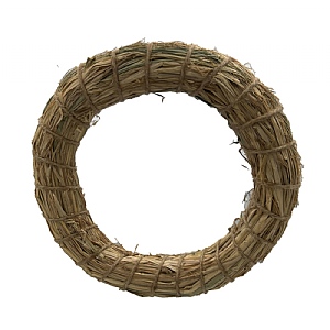 Natural Grass Wreath (28cm)
