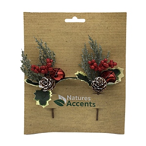Green & Red Pick Set of 2 (16cm)