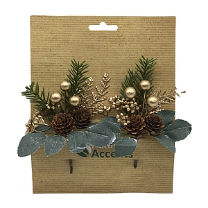 Green & Gold Pick Set of 2 (16cm)