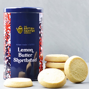 The British Hamper Company Lemon Butter Shortbread Gifting Tin