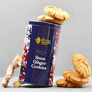 The British Hamper Company Stem Ginger Cookies Gifting Tin