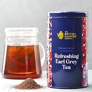 The British Hamper Company Refreshing Earl Grey Tea Gifting Tin (40 Bags)