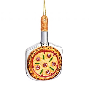 Sass & Belle Pizza on Board Hanging Decoration