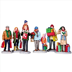 Lemax Holiday Shoppers (Set of 6)