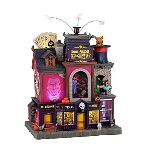 Lemax Smoke & Mirrors Magic Shop