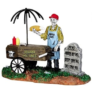 Lemax Ghoul Hot Dog Vendor