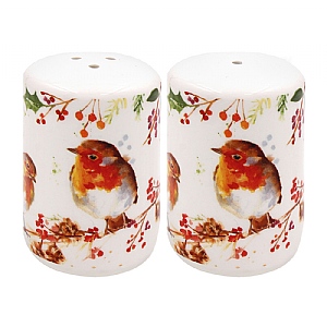 Winter Robins Salt & Pepper