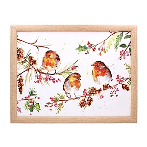 Winter Robins Laptray
