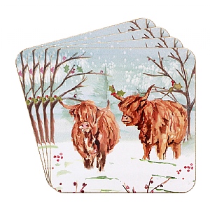 Highland Cow Placemats Set of 4