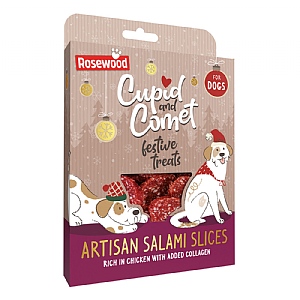 Rosewood Cupid and Comet Festive Treats Luxury Artisan Salami Slices (200g)