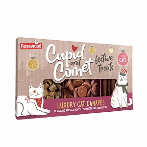 Rosewood Cupid and Comet Festive Treats Cat Canapés (120g)